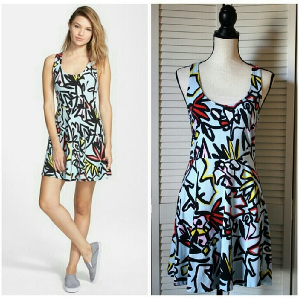 Vans Love Triangle Graffiti Mini Dress